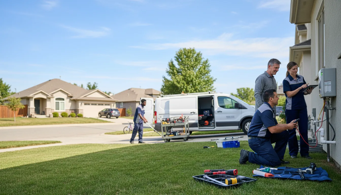 Tankless water heater service in Denton, KY